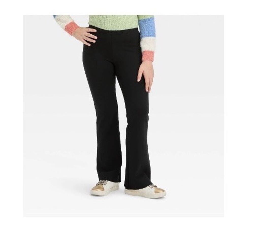 Art Class Target Girls Flare Pants XL 14 Black NWT New Stretch Leggings